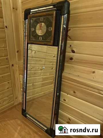 Зеркало с часами Шарья - изображение 1