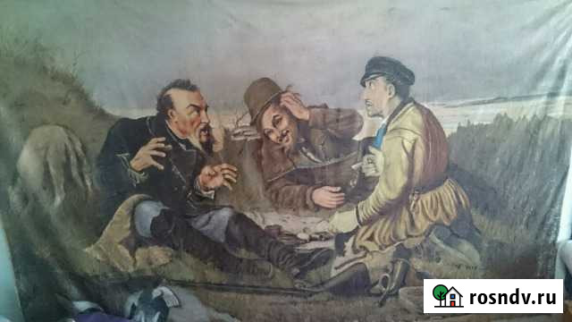 Копия картины Охотники на привале Шадринск - изображение 1