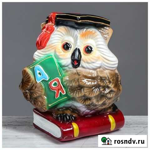 Копилка Сова на книге глянец Чебоксары - изображение 1