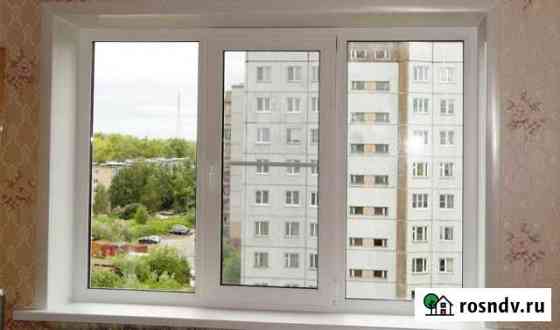 Трехстворчатое окно с установкой Красноярск