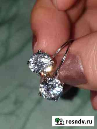 Серебряные серьги Кингисепп