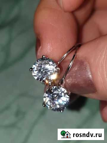 Серебряные серьги Кингисепп - изображение 1