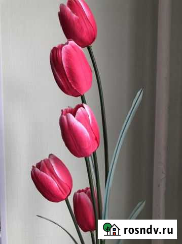 Искусственные цветы, тюльпаны, одной веткой Екатеринбург - изображение 1