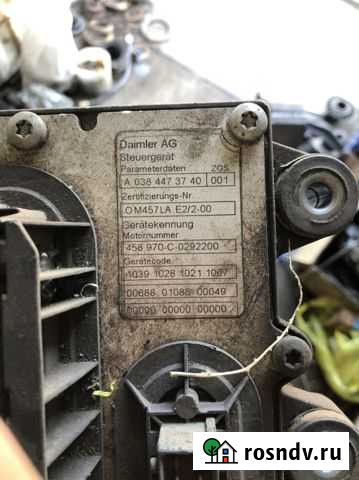 Блок управления двигателем OM457 LA Mersedes Колосовка - изображение 1