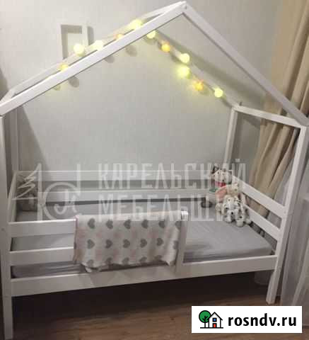 Кровать Домик-2 С поперечной крышей Череповец - изображение 1