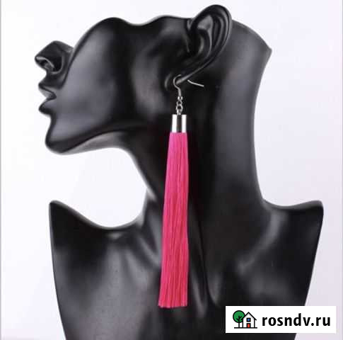 Серьги кисти фуксия Ростов-на-Дону - изображение 1