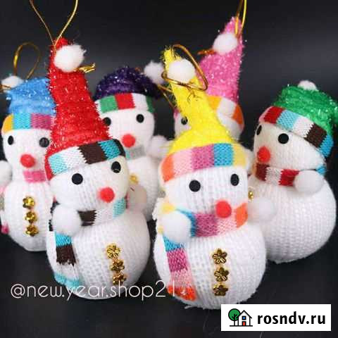 Игрушка Снеговик Чебоксары - изображение 1