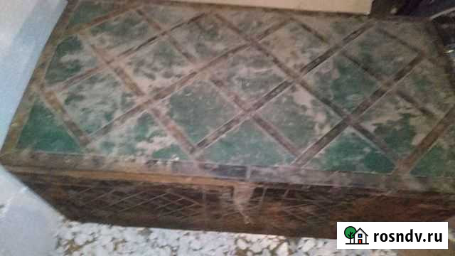 Сундук из дерева старинный Шуя - изображение 1