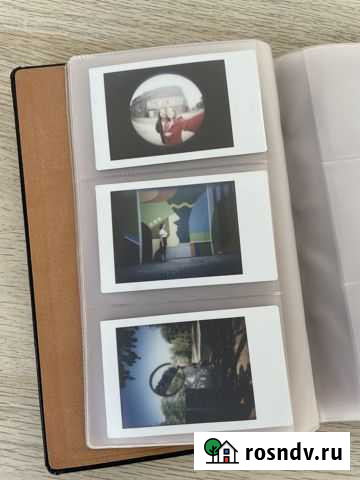 Черный альбом для полароидных фото / Визитница Мурино - изображение 1