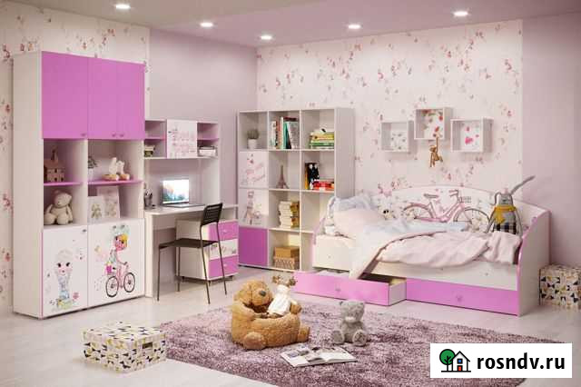 Красивая модульная комната для девочки Екатеринбург - изображение 1