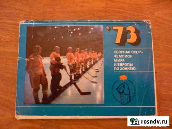 Сборная СССР-Чемпион Мира и Европы по хоккею 1973 Бийск