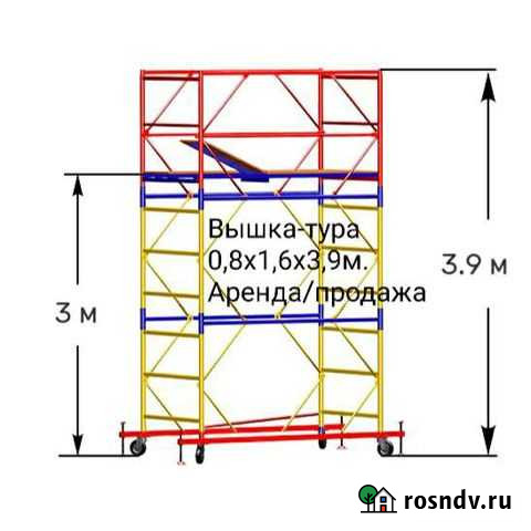 Вышка тура строительная 0,8х1,6 Троицк - изображение 1