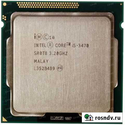 Комплект Мать + проц I5 3470 (с кулером) +озу 16 г Калининград - изображение 1