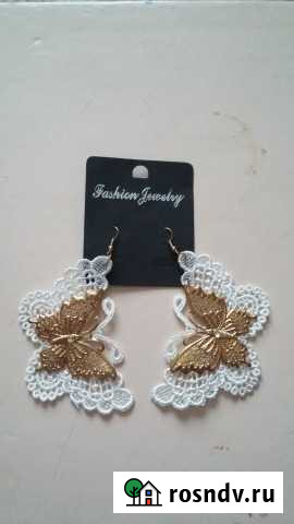 Шикарные оригинальные серьги Барнаул - изображение 1
