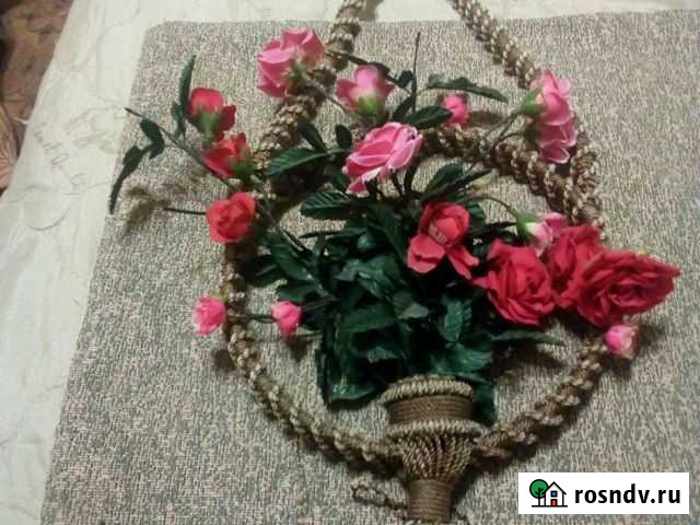 Пано макраме с цветами Кстово - изображение 1