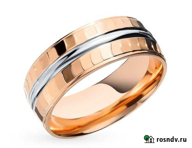 Обручальное кольцо из золота 585 пробы Самара - изображение 1
