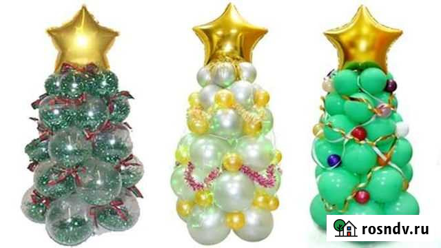 Елка новогодняя из шаров с фантами Рязань - изображение 1