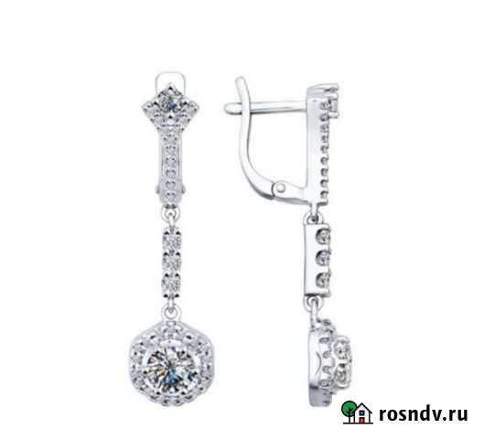 Серебряные серьги Новочебоксарск - изображение 1