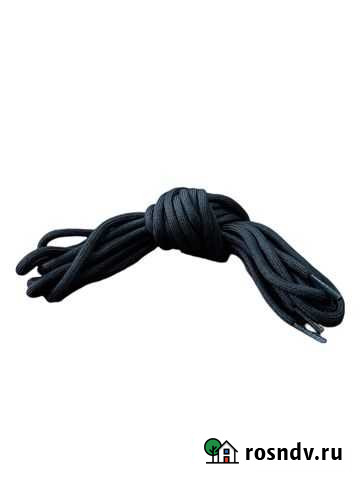 Шнурки для сноубордических ботинок черные 2,5м*8мм Кемерово - изображение 1