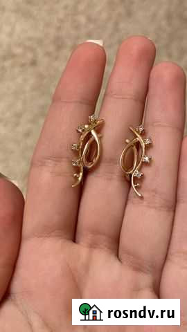 Серьги под золото Новороссийск - изображение 1