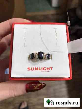 Кольцо Sunlight золотое с бриллиантами новое Шахты