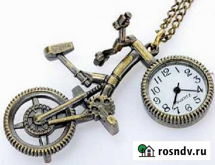 Часы-кулон на цепочке Велосипед Челябинск - изображение 1