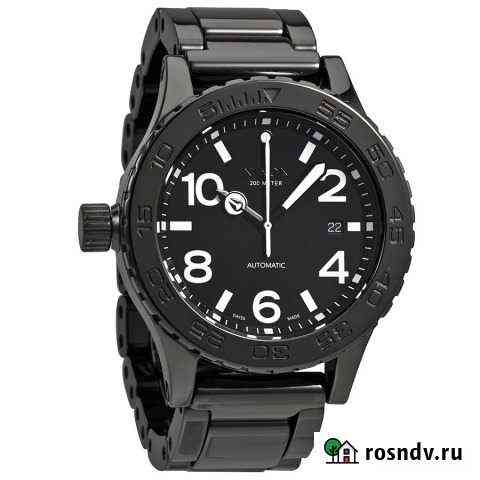 Часы Nixon Ceramic 42-20 черные полностью керамика Королев