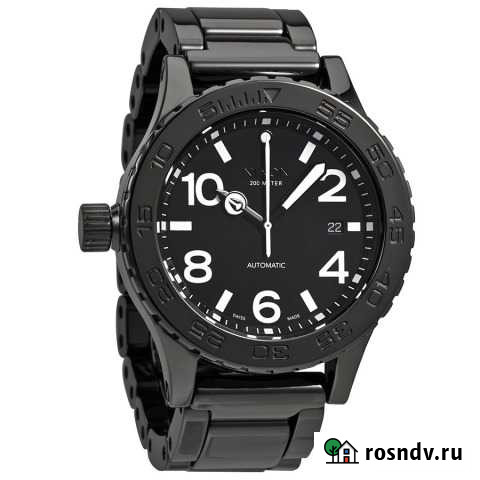 Часы Nixon Ceramic 42-20 черные полностью керамика Королев - изображение 1