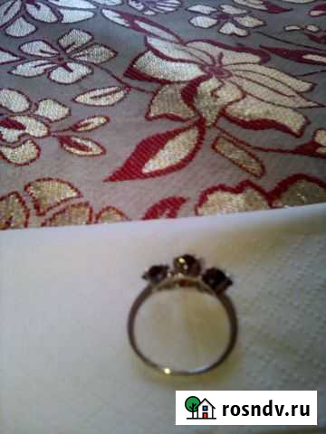 Серебряное кольцо с гранатом Казань - изображение 1