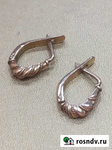 Золотые серьги 583 Пермь - изображение 1
