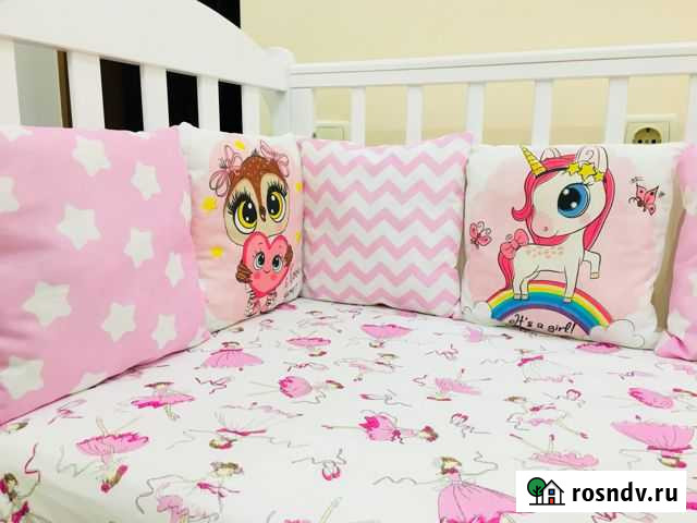 Бортики в кроватку новые В наличии Симферополь - изображение 1