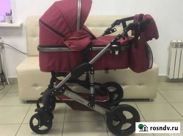 Всесезонная коляска трансформер Luxmom 2 в 1 Сыктывкар - изображение 1