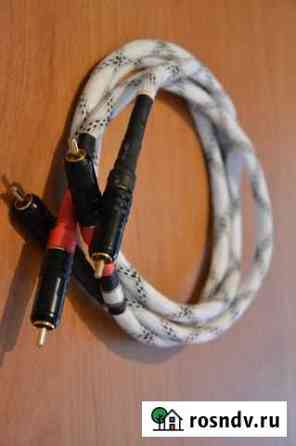 Межблочный кабель Hi-End RCA 1м хб оплетке Красноярск