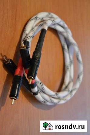 Межблочный кабель Hi-End RCA 1м хб оплетке Красноярск - изображение 1