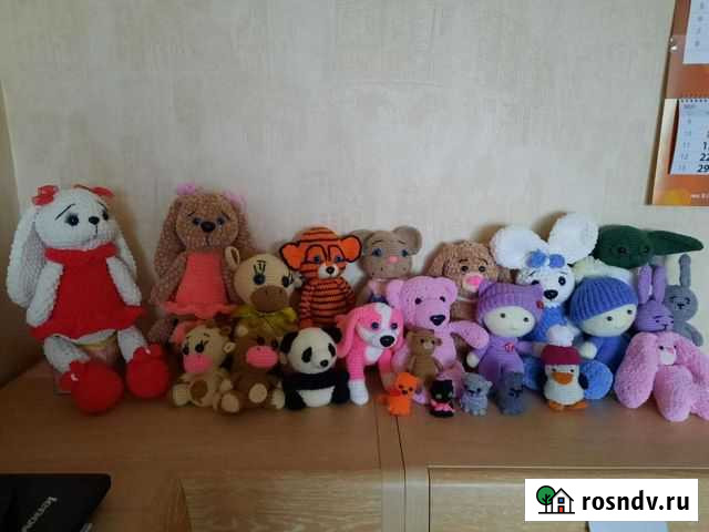 Вязаные игрушки ручной работы Липецк - изображение 1