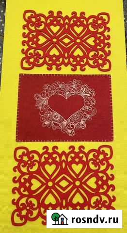 Салфетки из фетра интерьерные на стол Омск - изображение 1