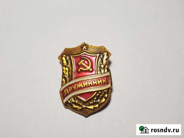 Значок дружинник Кингисепп - изображение 1