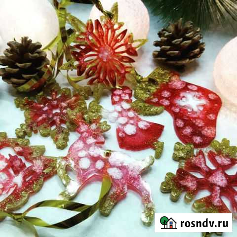 Новогодние елочные игрушки Губкин - изображение 1