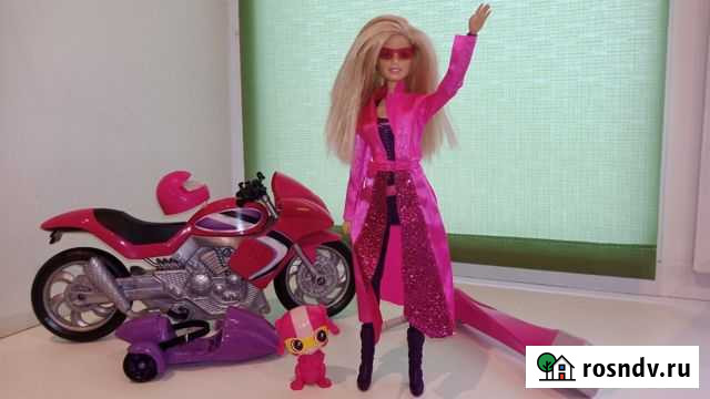 Барби Секретный агент+ мотоцикл с питомцем Пермь - изображение 1