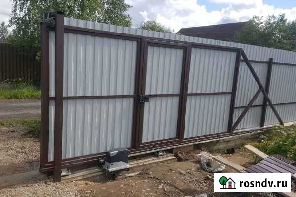 Откатные ворота Азнакаево - изображение 1