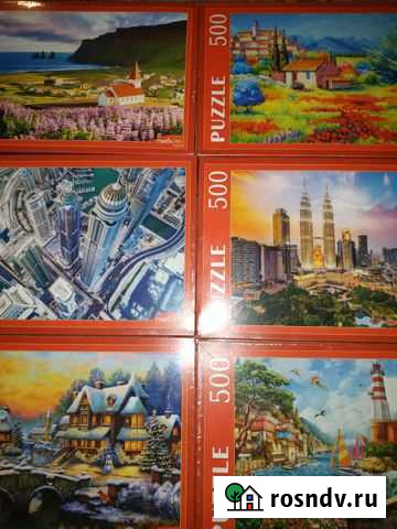 Пазлы 500 деталей,новые Санкт-Петербург - изображение 1