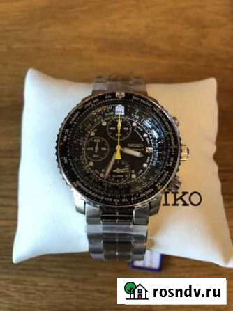 Часы Seiko Flight Chronograph SNA411P1 Красноярск - изображение 1