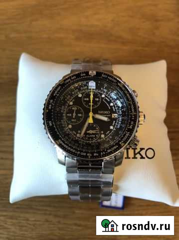 Часы Seiko Flight Chronograph SNA411P1 Красноярск - изображение 1