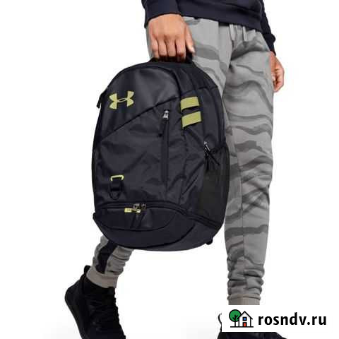Рюкзак Under Armour hustle 4.0 black/gold Томск - изображение 1