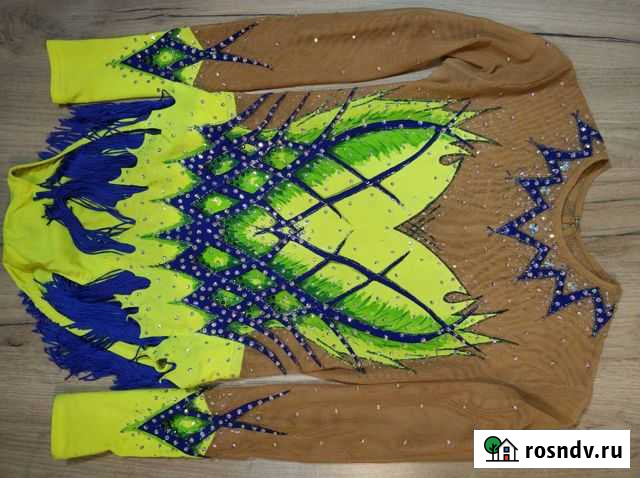 Купальник для художественной гимнастики р.150-160 Калуга - изображение 1