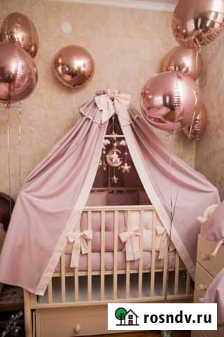 Бортики и балдахин в кроватку Анапа - изображение 1