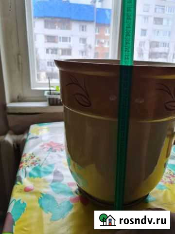 Горшок для цветов напольный керамический Чебоксары - изображение 1