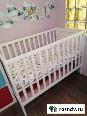 Детская кроватка IKEA икея 120*60 Лыткарино - изображение 1