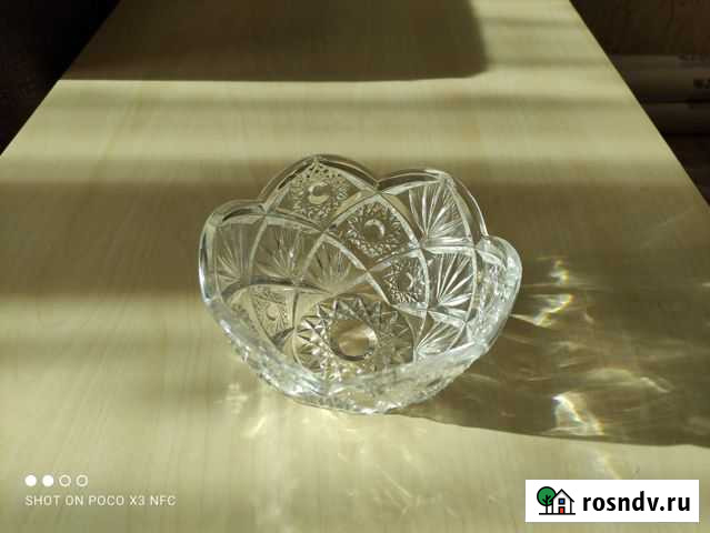 Ваза хрустальная СССР Всеволожск - изображение 1