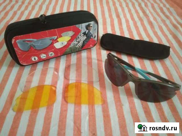 Солнцезащитные очки из Decathlon, сменные линзы Бахчисарай - изображение 1